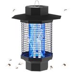 Bug Zapper, Electric Fly Killer, Mosquito Zapper Outdoor Indoor, Powerful 4200V 18W Waterproof Mosquito Fly Trap IPX4 Waterproof, Insect Killer for Home/Kitchen/Backyard/Camping/Garden