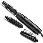 TRESemme Full Finish Hot Air Styler with 3 Brushes, Black