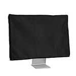 kwmobile Dust Cover for 27-28" monitor - Linen Monitor Display Protector - Protect Your Computer Screen - Black