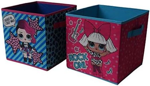 Idea Nuova LOL Surprise Set of 2 Durable Storage Cubes with Handles