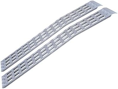 GEN-Y HITCH Arched Aluminum Ramps, 1 Ft x 7 Ft 10 in, 750 lbs Capacity Per Ramp, Lightweight