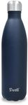 S'well Stainless Steel Reusable Water Bottle, 750ml, Azurite, Triple Insulated and Leak Proof Drinking Bottle for Hot and Cold Beverages up to 48h Cold/24h Hot, Blue