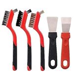 5pcs Wire Brushes for Cleaning, Wire Brush for Rust Removal, Multifunctional Wire Brush Set for Range Hood Wire Brushes for Cleaning Welding Slag, Paint Rust and Dirt Removal