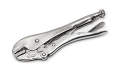 SATA ST71203ST 10-Inch Straight Jaw Locking Pliers, with a Chrome Molybdenum Alloy Steel Body and an Integrated Wire Cutter