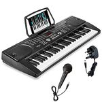 Crystals 61 Keys Teaching Type Electronic Keyboard Digital Music Instrument Piano & Microphone