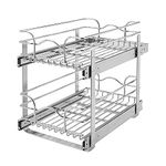 Rev-A-Shelf 5WB2-2122-CR 21-Inch Two-Tier Wire Baskets