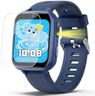 Kids Smart Watch Gift with 26 Puzzle Games, Dual Camera and Video, Music Player, Pedometer, Recorder, Flashlight, Alarm Clock, HD Touch Screen, Toy Smart Watch for Boys and Girls Age 4-12 (Blue)