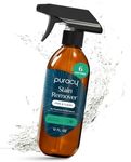 Puracy Stain Remover Spray, Natural Based Travel and Laundry Stain Cleaner for Clothes, Baby Essentials, Kids Stains, Oil and Fabric Spot Cleaner (Unscented, 12 oz)