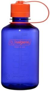 Nalgene Water Bottle - Lightweight Sustain Tritan BPA-Free Shatterproof Bottle for Backpacking, Hiking, Gym, 16 OZ, Narrow Mouth, Periwinkle