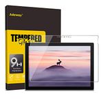 Adeway Screen Protector for Microsoft Surface Pro 7 / Surface Pro 7 Plus, Tempered Glass/Anti-Finger Print/HD Clear -12.3 Inch