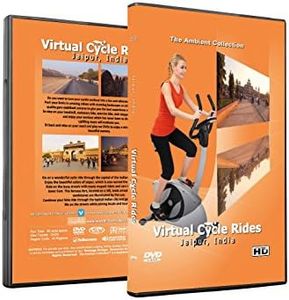 Virtual Cycle Rides DVD - Jaipur, India - for Indoor Cycling, Treadmill and Running Workouts