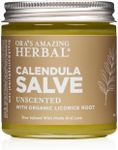 Calendula Salve, Calendula Cream, Drawing Salve, Calendula Ointment, Ora's Amazing Herbal, Coconut Free Salve made with Organic Calendula and Licorice Root, 4 oz