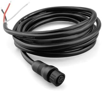 PC 13 Power Cable Fit for Humminbird APEX Models/XPLORE Models/MEGA Live Imaging/MEGA Live Imaging TargetLock 10 Feet