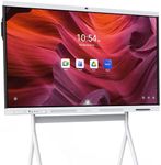 NEWORK Smart Board, 75" All-in-One Interactive Whiteboard, Google EDLA Certified, 48MP CMOS Sensor 4K UHD Camera, 8 AI Noise-Canceling Mics, for Professional Business Meetings and Classroom