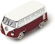 BRISA VW Collection - Volkswagen Refrigerator Office Pinboard Magnet T1 Bus 3D Mini Model (Classic Bus/Red)