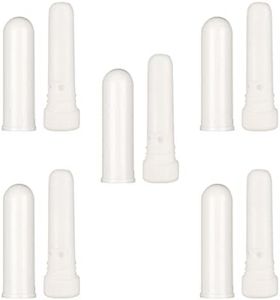 COHEALI Mini-diffuseur 10 Pièces Blanc Aromathérapie Nasale Inhalateurs Blancs Tubes Huile Essentielle Inhalateurs Rechargeables Pour Huiles Essentielles Inhalateur Nasal