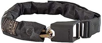 Hiplok GOLD: Sold Secure Rated Wearable Chain Bicycle Lock, All Black, 10 mm x 85 cm