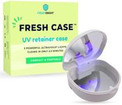 UV Retainer Case | UVC Retainer Cleaner, Disinfects Cleans and Removes Odors, Mouth Guard Case, Compatible for Invisalign Case, Retainer Cases | Fresh Case Fresh Knight