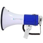 Technical Pro Megaphone Speaker PA Bullhorn 75 WATTS with Built-in Siren - Adjustable Volume, 1000M Range - Ideal for Football, Soccer, Baseball, Basketball Fans, Coaches, Safety Drills