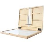 New Wave U.Go Plein Air Anywhere Pochade Box, Ultra Lightweight Baltic Birch wood with Stainless Steel and Aluminum construction, Large measures 11 x 14.5 x 1.25 inches (00701)