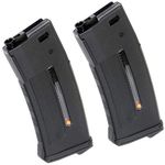 Airsoft, 2 pezzi 250rd EPM1 Mag Magazin per APS, D-Boys, Classic Army, WE, SRC, JG, E&C, CYMA, KWA G&P VFC Tokyo Marui M4 AEG nero