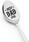 Best Dad Ever Spoon Gifts for Father's Daddy Tea Coffee Spoons for Dad Fathers Day Christmas Birthday Gifts from Daughter Son Daddy Gifts Spoon for New Dad Bonus Dad