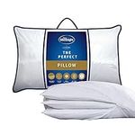 Silentnight Perfect Pillow – Adjustable Height to Suit Back, Front and Side Sleepers with Soft, Medium and Firm Support – Machine Washable and Hypoallergenic Hotel Quality Luxury Bed Pillow