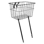 Wald 198 Front Bicycle Basket (14.5 x 9.5 x 9, Black)