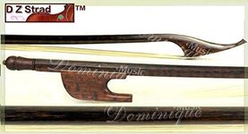 D Z Strad Old German Baroque Style Violin Bow Snakewood Full Size 4/4 (Full Size - Baroque)