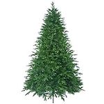 Treepool 5ft Christmas Tree with 2695 PE Branch Tips, Feel Real, Unlit Premium Spruce Artificial Xmas Trees, Green, Foldable Metal Stand, Hinged Branches, Easy Assembly