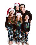 The Children's Place Kids' Family Matching, Festive Christmas Pajama Sets, Cotton, Let It Glow, Small (Adult)