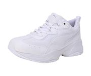 PUMA Women Cilia Sneakers, Puma White-Gray Violet-Puma Silver, 6 UK