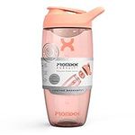 Promixx Pursuit Protein Shaker Bottle - Premium Shaker for Protein Shakes - Lifetime Durability, Leakproof, Odourless - 700ml / 24oz (Coral)