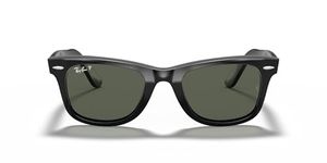 Ray-Ban Unisex RB2140 Original Wayfarer Sunglasses, Polarized Green Classic 901/58, 54 mm, Black