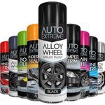 1 x Black Auto Alloy Wheel Spray Paint 400ml Aerosol Can for Fantastic and Smooth Finish for Van, Bike, Car