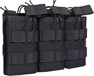 OneTigris Tactical Magazine Pouch, MOLLE Triple Mag Pouches for M4 M16 Pmag G36 .223REM Stanag Lancer L5 FAB Ultimag Hexmag HX, DD07