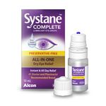 Systane Complete Preservative-Free Eye Drops For Dry Eyes, All-In-One Drops For All Types Of Dry, Multi-Symptom Dry Eye Relief, Dry Eye Relief from Extended Screen Time – 10mL