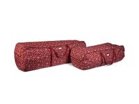 Covermates Keepsakes Christmas Tree Duffle Bag - Durable Polyester, Reinforced Handles, Fits up 3-Foot Tree Depending on Thickness - Holiday Storage-Red Snowflake