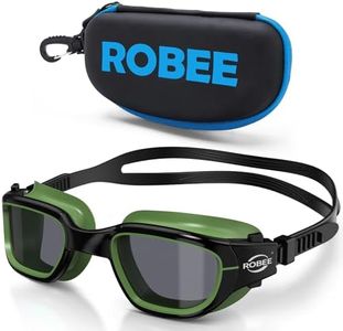 Robee Swimming Goggles, Adult Polarized Swim Goggles for Men Women Youth, Water Pool Glasses