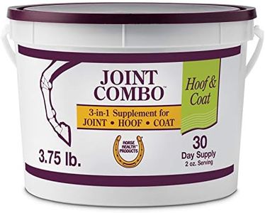 Horse Health Joint Combo Hoof & Coat, Convenient 3-in-1 Horse Joint Supplement Provides Complete Joint, hoof and Coat Care, 3.75 lbs., 30 Day Supply