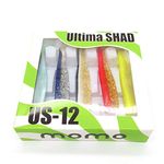 momolures Ultima SHAD Minnow Black Bass Seabass Lure US-25 Deluxe Combo Box Pike Salmon Saltwater Fishing jighead softbait (Deluxe Combo Box - 12g Head)