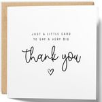 Thank You Card, Just little card to say a big thank you