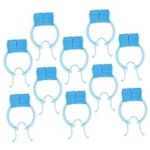 HAPINARY 16pcs Nose Clip Lung Breathing Training Clips Nose Plugs for Bloody Nose Nasal Strips Nose Cuffs Snoring Strips Bleed Stop Nose Bleed Clips for Nose Perforation Eva