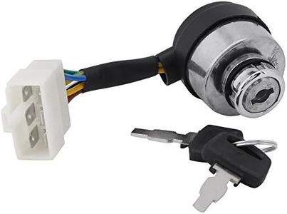 Ignition Switch With Key for 2.5-6.5KW Gas Generator 188F Starter, 6 Wire Ignition Lock Cylinder With Key