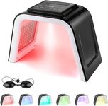 Red Light Therapy Lamp with Nano Spray,6 Colors Led Light Therapy Mask,PDT Machine,Led Face Light Therapy Mask,178Pcs LEDs,Anti-Anging,Rejuvenation,Firming,Smooth Wrinkle,Skin Brighten,Black