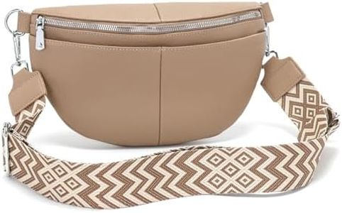 SOGYECS Sac Banane Femme Kaki Sac Bandouliere Femme Petit Sacoche Femme Bandoulière Cuir