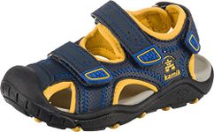 Kamik Boy's Seaturtle 2 Sport Sandal, Navy Citrus, 7