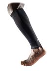 McDavid MD8846-01-32 Elite Compression Recovery Calf Sleeves, Pair, Black, Small