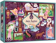 Gibsons Jane Austen - Book Club 1000 Piece Jigsaw Puzzle | Sustainable Puzzle for Adults | Premium 100% Recycled Board | Great Adults | Games