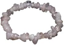 Rose Quartz Gemstone Chip Bracelet